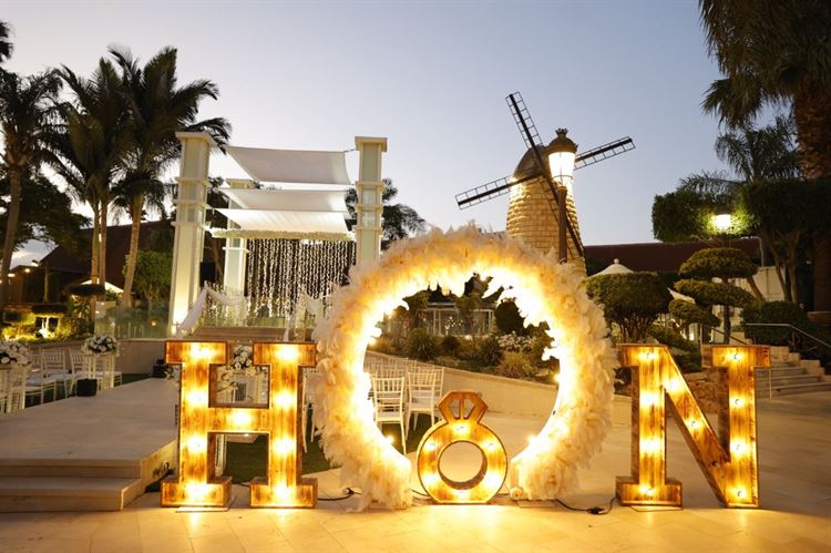 החתונה של חנית ונתנאל. אולם אירועים בדרום (צילום: גל הפקות)