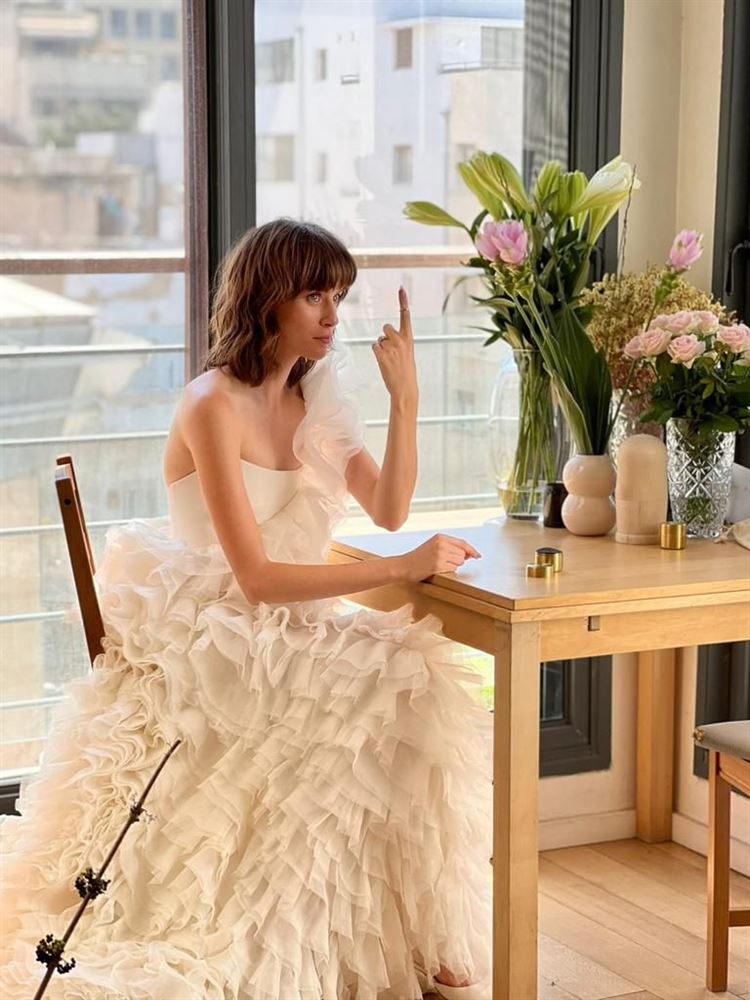 החתונה של אביה מלכה ועופרי גופר (צילום: קובי מהגר)