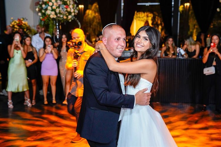 החתונה של נוי גרשון וחן כהן (צילום: אלעד סאסי)