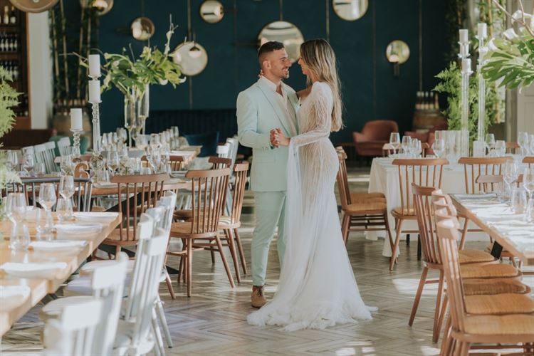 החתונה של ליאל אזרזר ומשה פרץ (צילום: יוניק פוטוגרפי)