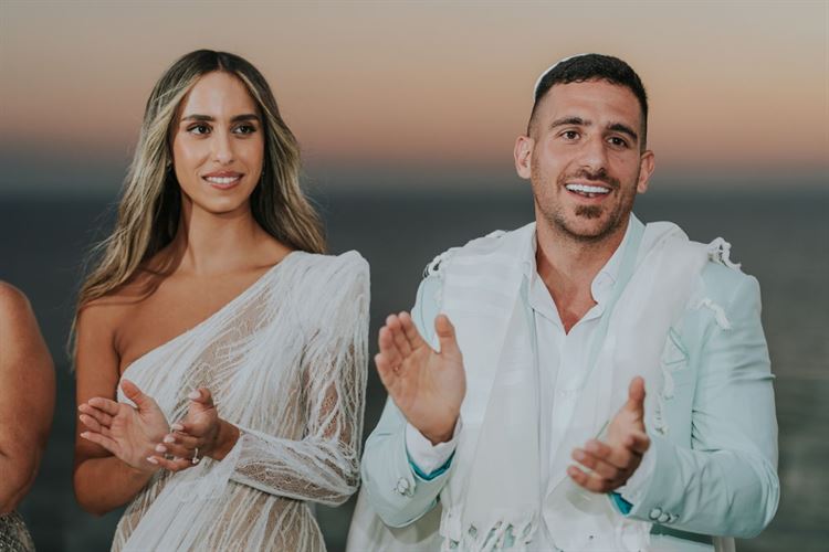 החתונה של ליאל אזרזר ומשה פרץ (צילום: יוניק פוטוגרפי)