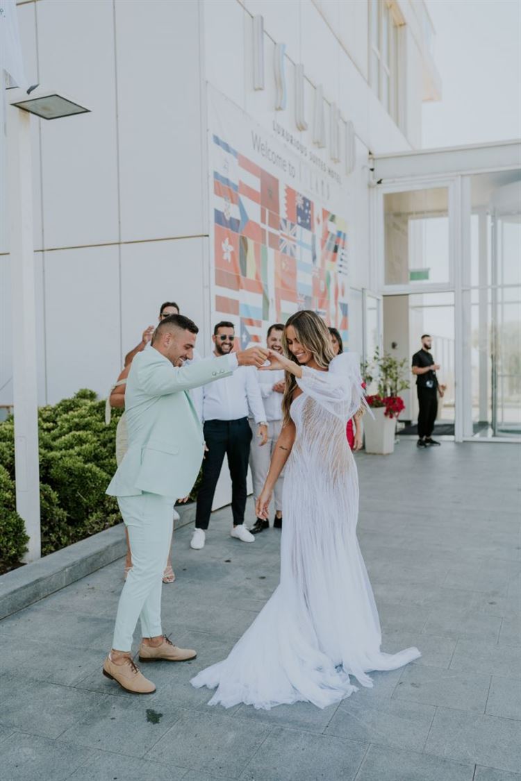 החתונה של ליאל אזרזר ומשה פרץ (צילום: יוניק פוטוגרפי)