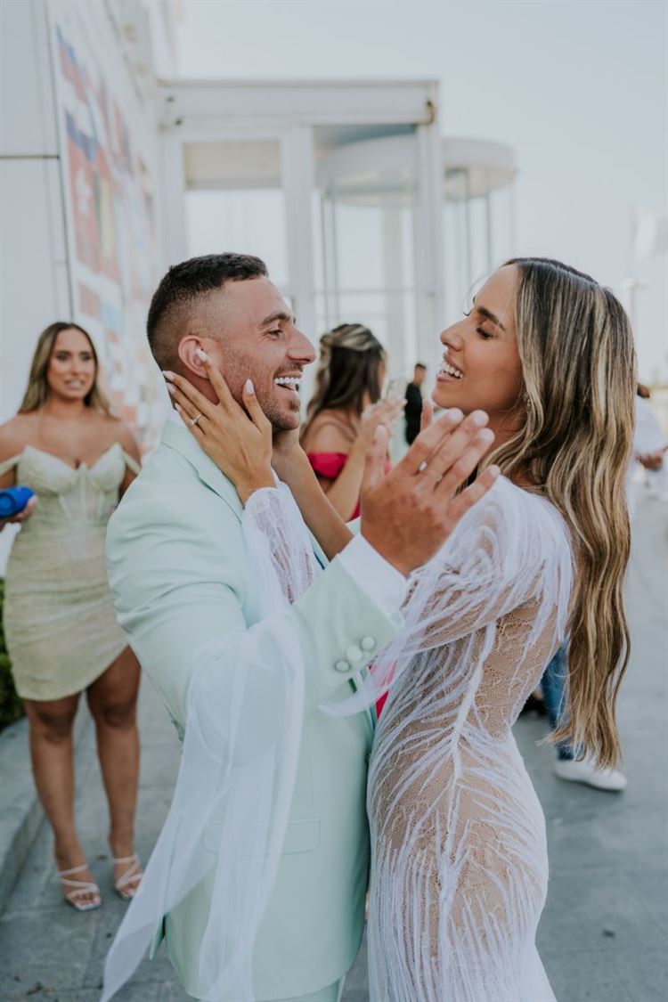 החתונה של ליאל אזרזר ומשה פרץ (צילום: יוניק פוטוגרפי)