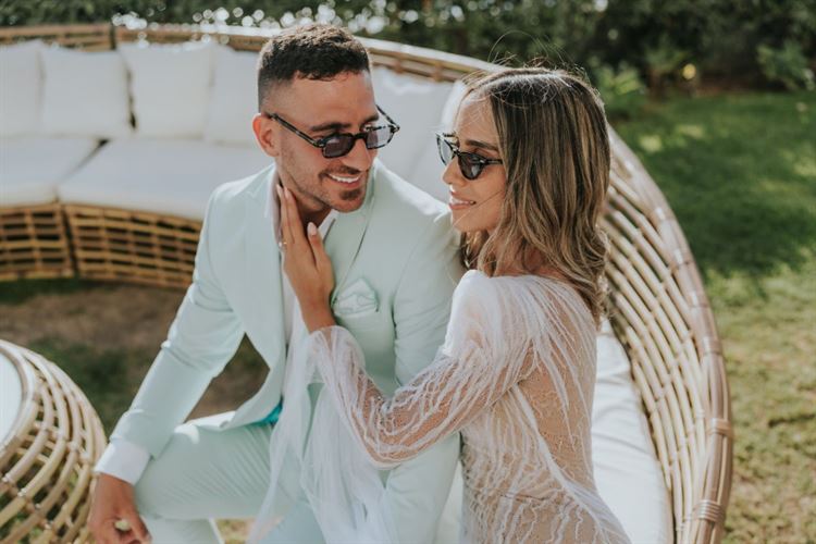 החתונה של ליאל אזרזר ומשה פרץ (צילום: יוניק פוטוגרפי)