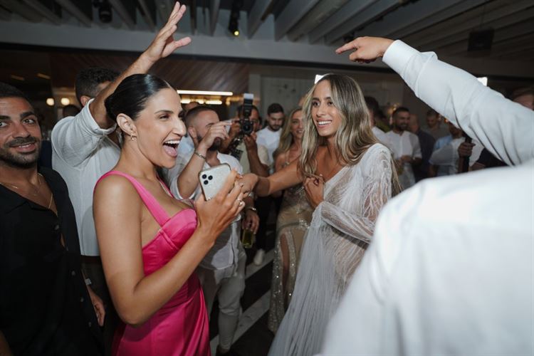 החתונה של ליאל אזרזר ומשה פרץ (צילום: יוניק פוטוגרפי)