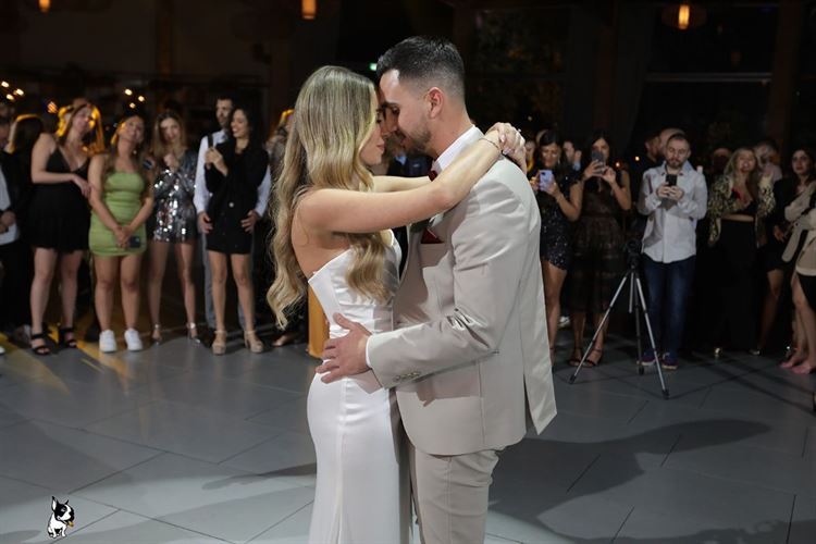 החתונה של דניאל לידור ולי אגמי (צילום: ברי חיון)