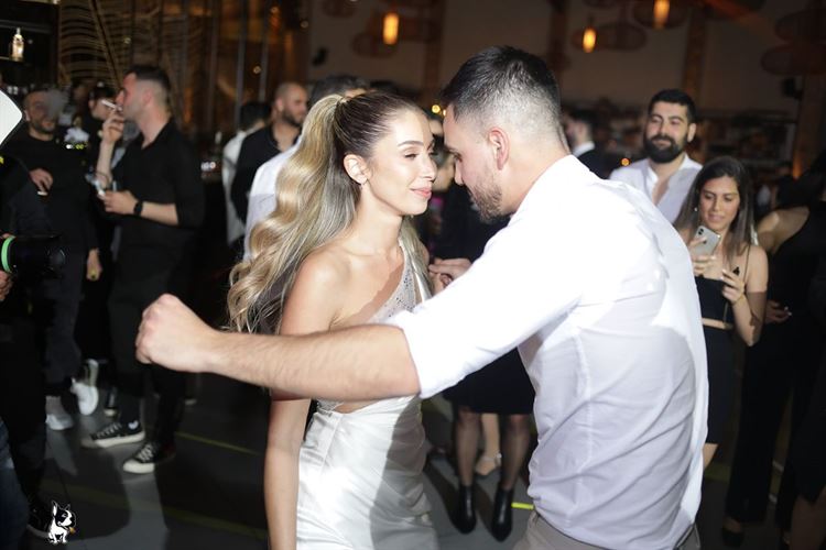 החתונה של דניאל לידור ולי אגמי (צילום: ברי חיון)