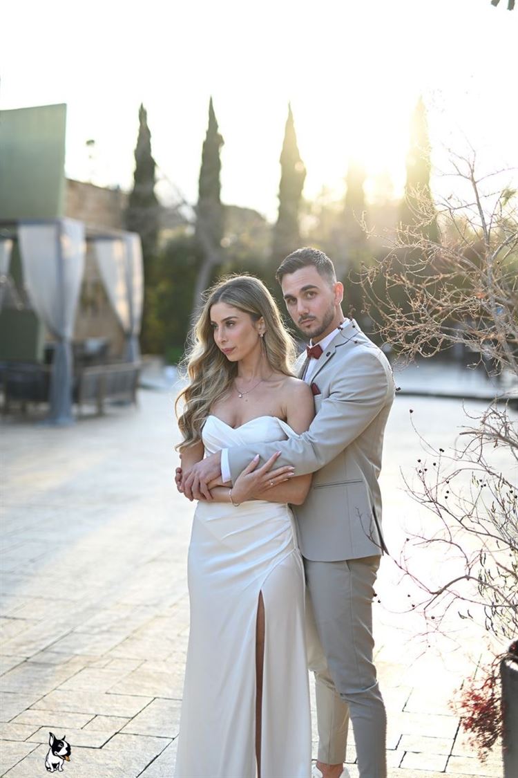 החתונה של דניאל לידור ולי אגמי (צילום: ברי חיון)