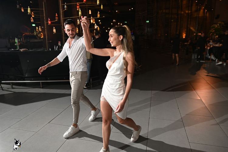 החתונה של דניאל לידור ולי אגמי (צילום: ברי חיון)