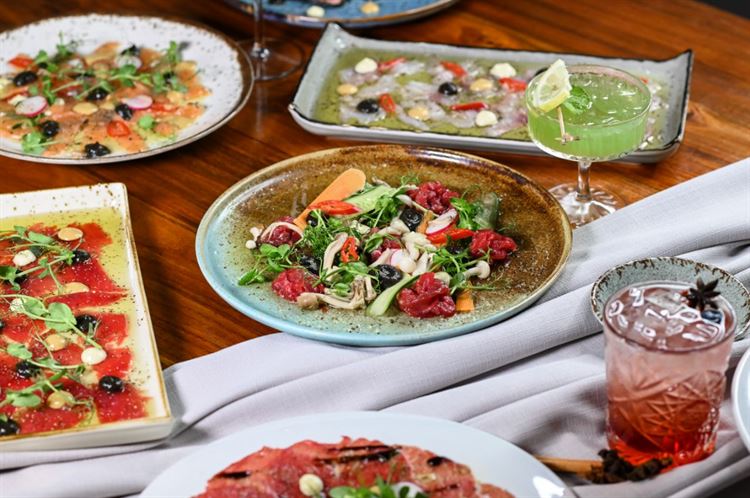 הקולינריה של מתחם האירועים 'תל-יה' (צילום: וואלה! מזל טוב)