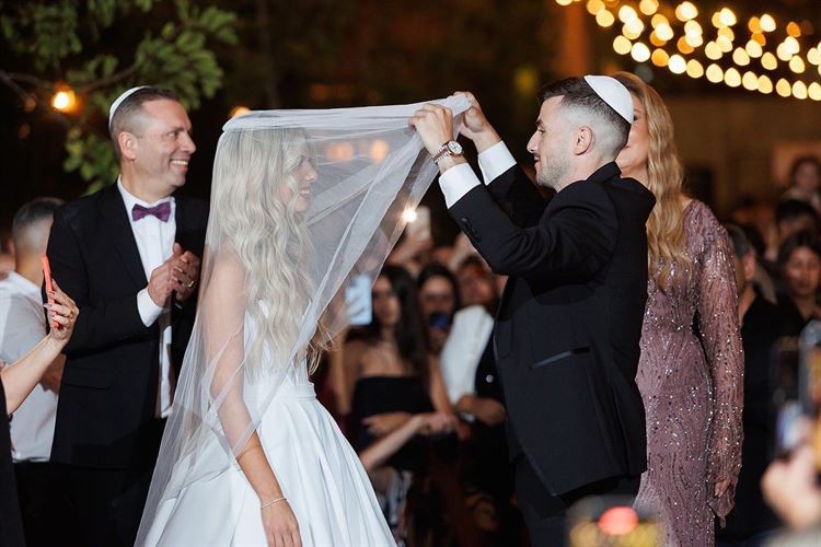 החתונה של רז וארד וקנין (צילום: פיפל פוטוגרפי)