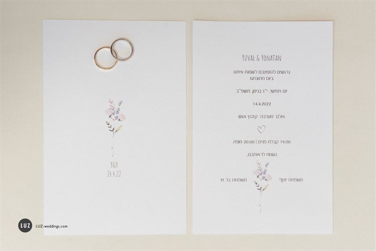 החתונה של יובל ויונתן (צילום: לוז | LUZ)
