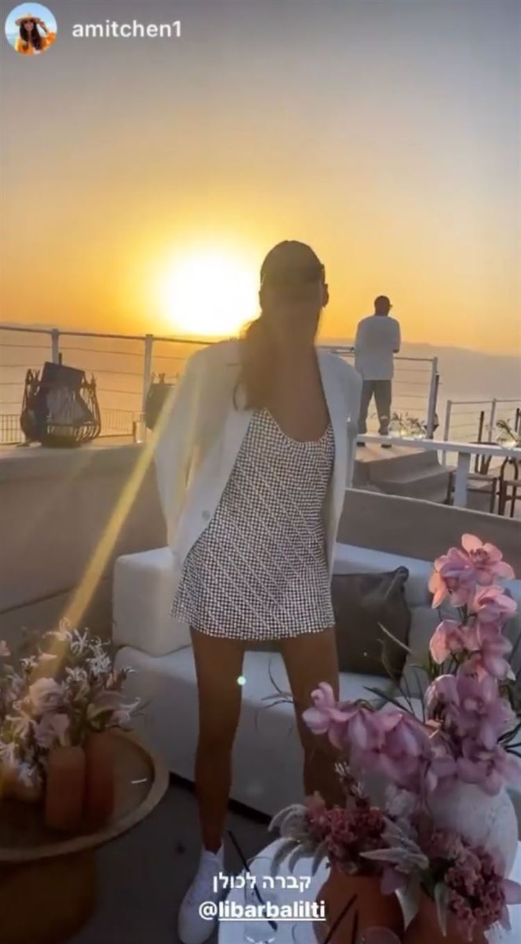 שמלת הכלה השישית של ליבר בלילתי (צילום מסך סטורי)