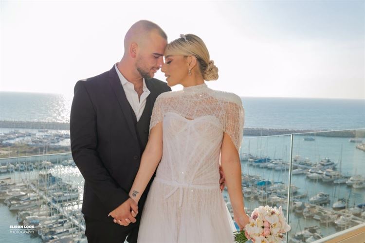 החתונה של של אלמוג ושלומי טרבלסי (צילום: אלירן לוק)