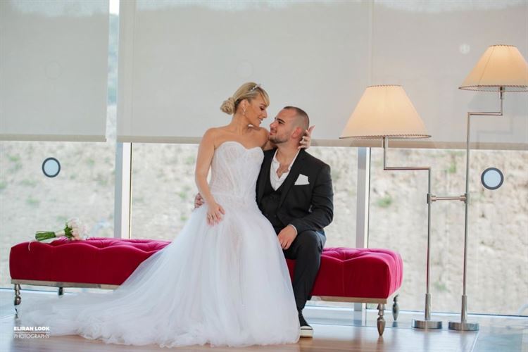 החתונה של אלמוג ושלומי טרבלסי (צילום: אלירן לוק)