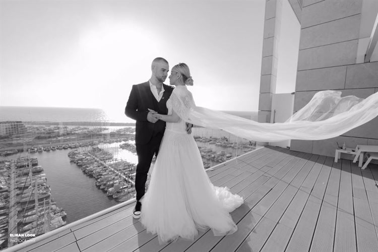 החתונה של אלמוג ושלומי טרבלסי (צילום: אלירן לוק)