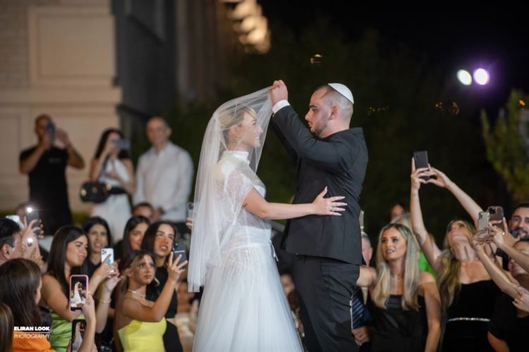 החתונה של אלמוג ושלומי טרבלסי (צילום: אלירן לוק)