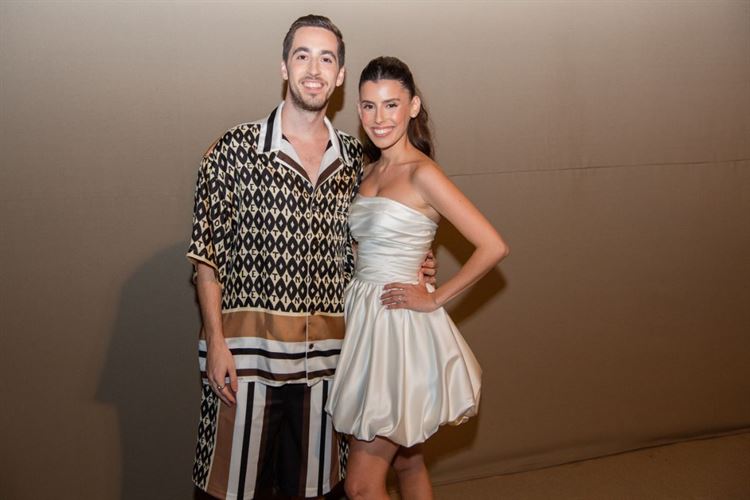 השמלה השנייה מאת מעצב שמלות הכלה אלון ליבנה (צילום: חיים אפריאט)