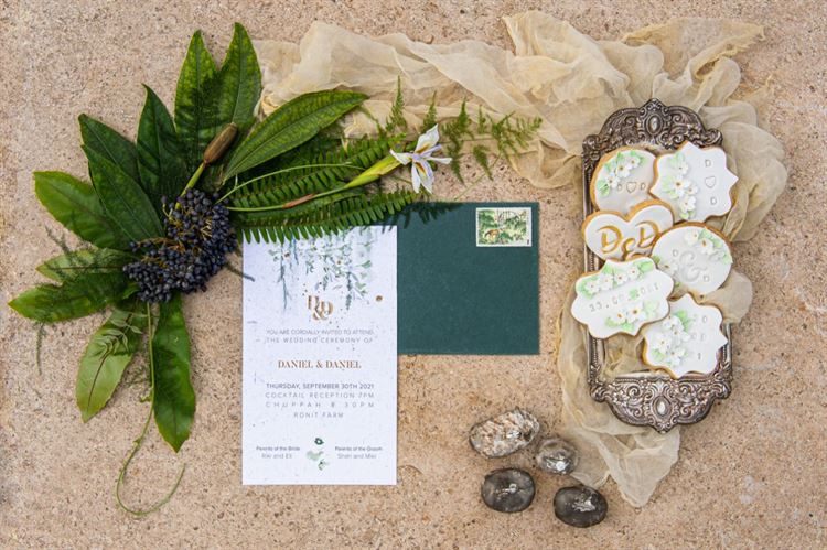 החתונה של דניאל ודניאל אריסון דורסמן (צילום: חיים אפריאט)