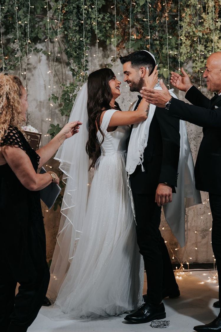 החתונה של אורין ג'ולי וגל עמנואל (צילום: שי בוזגלו Your story wedd)