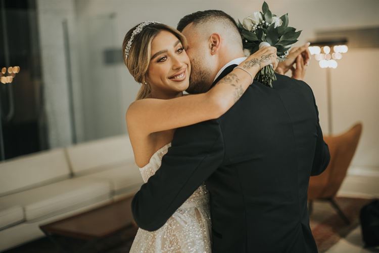 החתונה של לי ואלמוג (צילום: האפי דייז)