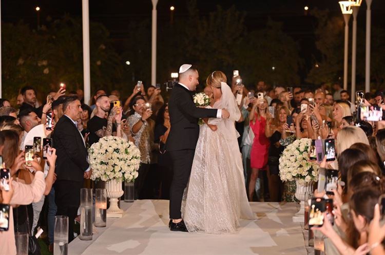 החתונה של לי ואלמוג (צילום: האפי דייז)