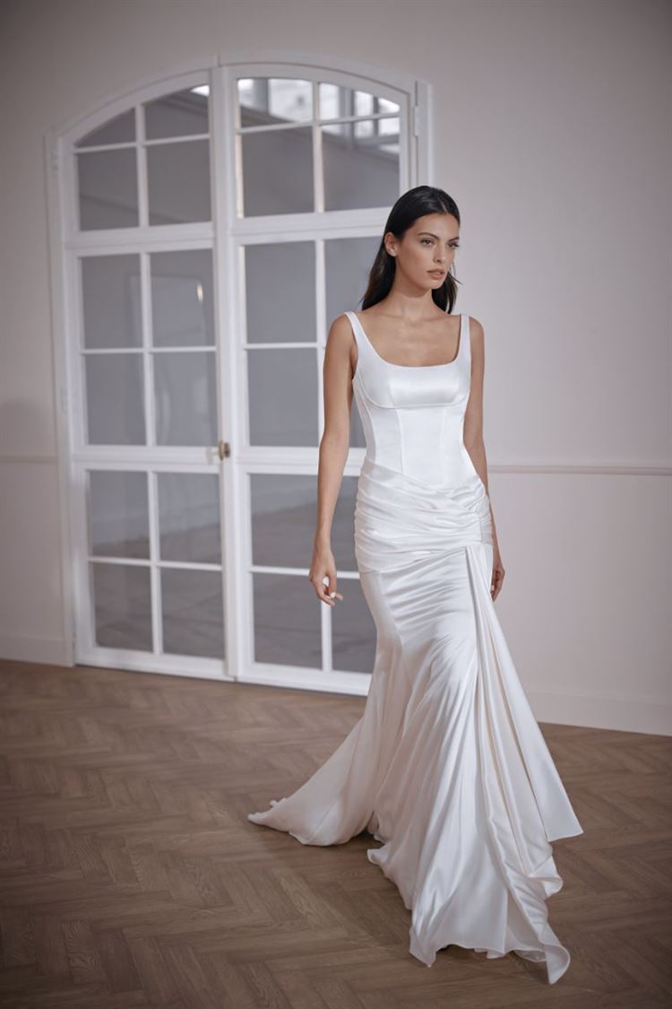 קולקציית סתיו 2023 של מעצבת שמלות הכלה לי גרבנאו (צילום: אייל נבו)