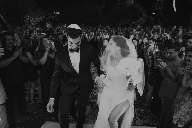 החתונה של יעל ויואב (צילום: רון קובי)