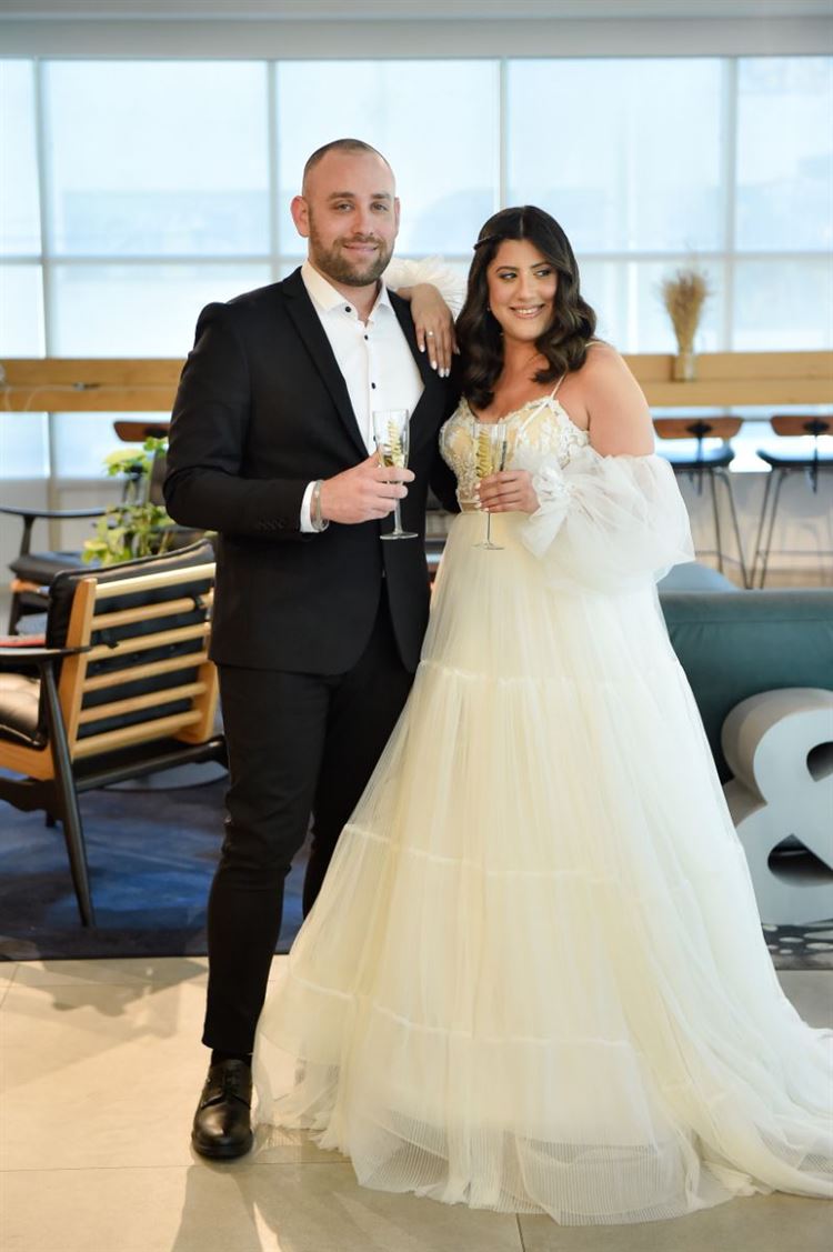 החתונה של רותם וסהר עמידן (צילום: (צילום: גיא הפקות)