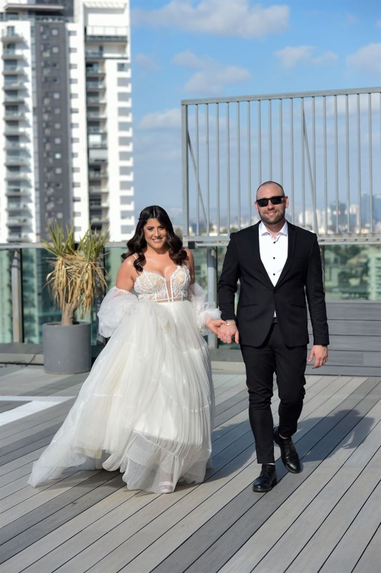 החתונה של רותם וסהר עמידן (צילום: (צילום: גיא הפקות)