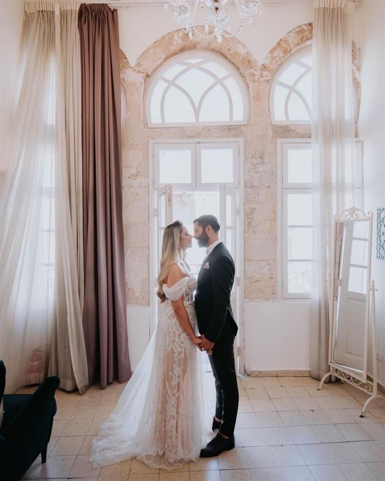 החתונה של בר ואסף סבג (צילום: אורן סונגו)