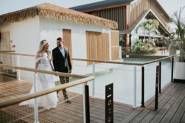 החתונה של בר ואסף סבג (צילום: אורן סונגו)