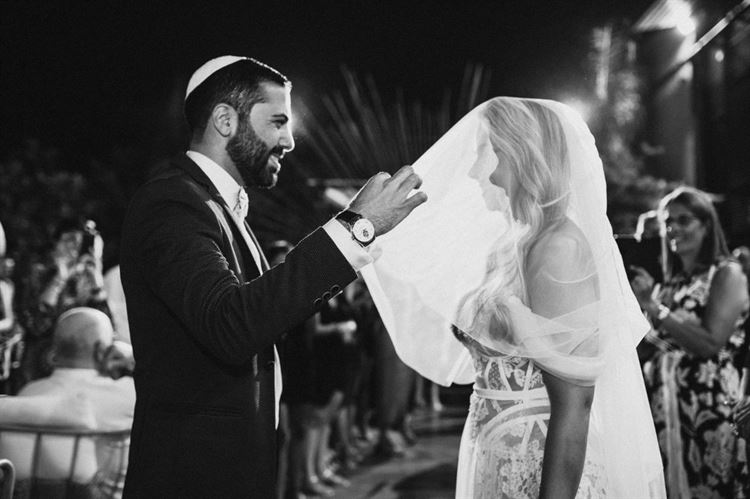 החתונה של בר ואסף סבג (צילום: אורן סונגו)