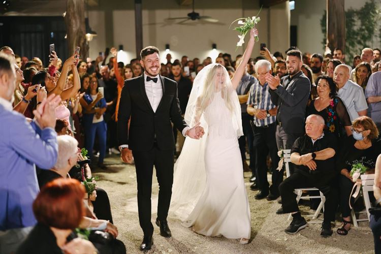 החתונה של מוניקה ועודד וייס (צילום: איציק בן דוסא)