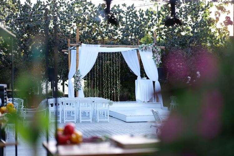 הצצה אל מתחם האירועים בדולינה (צילום: לה בוהם)