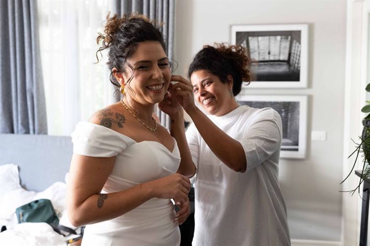 החתונה של כרמית ועידו (צילום: ארז חרודי)