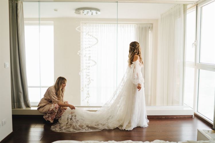 החתונה של אביב ושחר (צילום: Sam Studio)