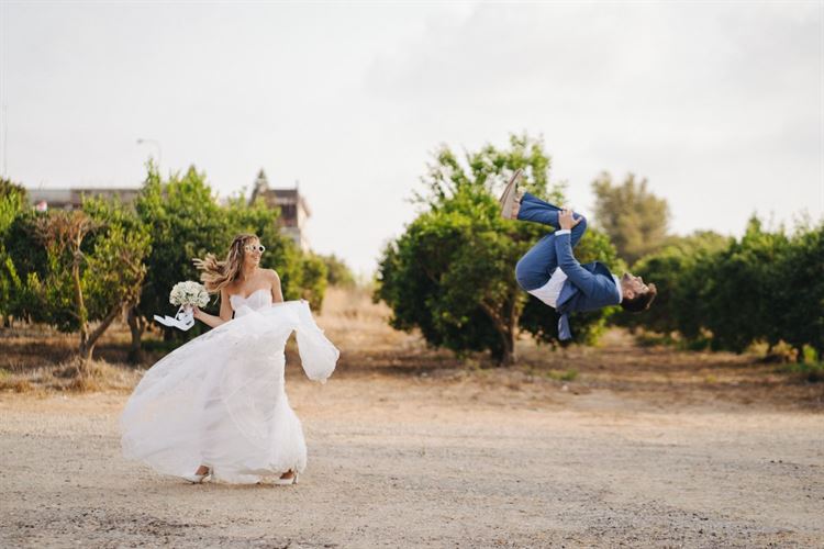 החתונה של אביב ושחר (צילום: Sam Studio)