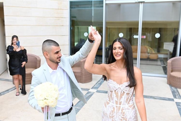 החתונה של אופק וארנולד אברמוב (צילום: מתן שמוע)