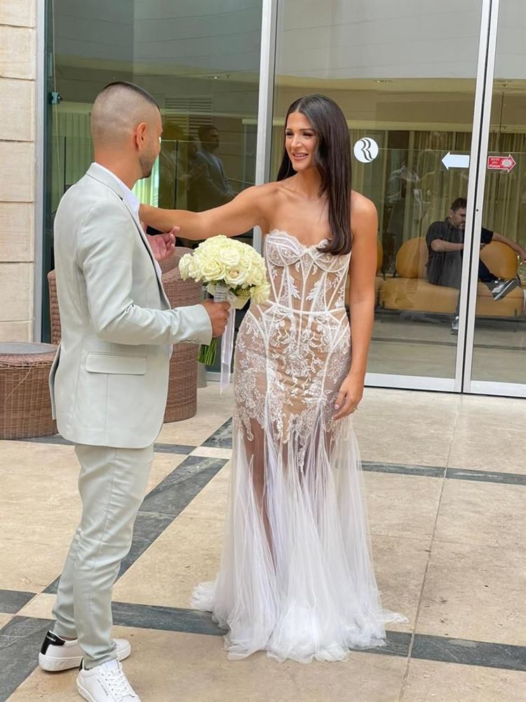 החתונה של אופק וארנולד אברמוב (צילום: מתן שמוע)