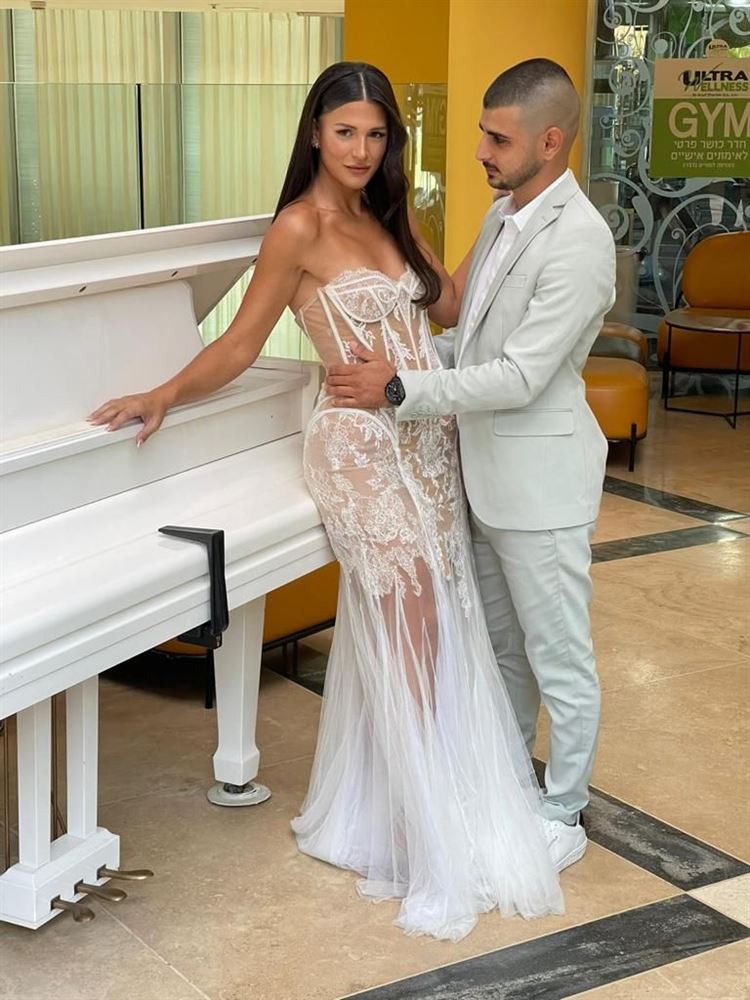 החתונה של אופק וארנולד אברמוב (צילום: מתן שמוע)