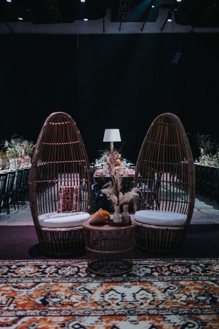 העיצוב של ענבל שרביט באולם האירועים אמארה. החתונה של חן ורוני (צילום: אלעד סאסי)