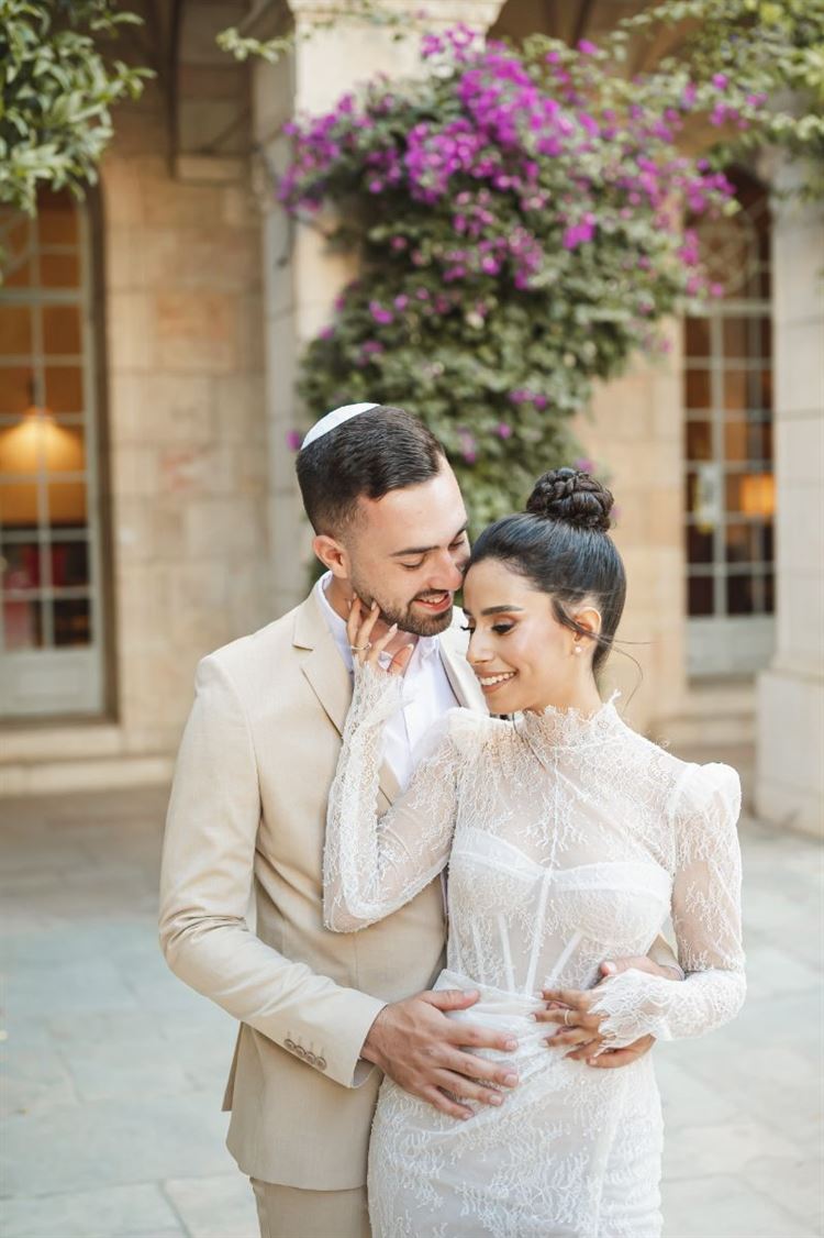 רון והדר בלום מוכנים להתחתן (צילום: רועי חרזי)