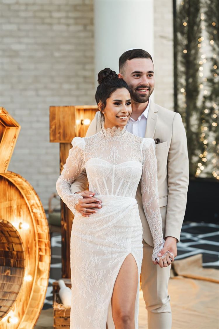 החתונה של רון והדר (צילום: רועי חרזי)