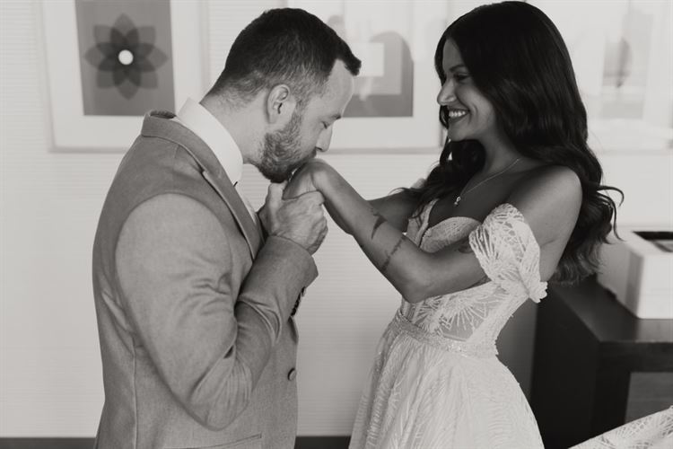 החתונה של חן ויובל שמגר (צילום: רפי ג'ירו)