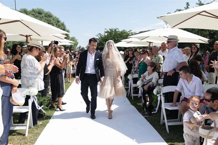 החתונה של כוכבית ושל ניר (צילום: אביעד זיסמן | לוז צלמים)