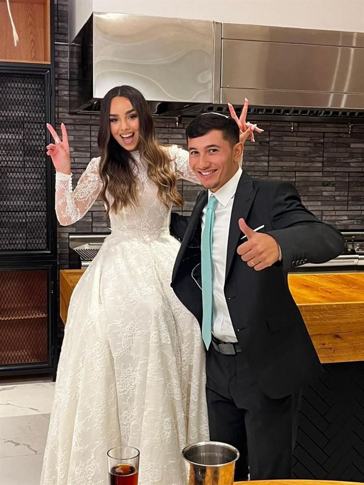 החתונה של אסתר פדידה וגל אריאל (צילום: אריאל רבינסקי)