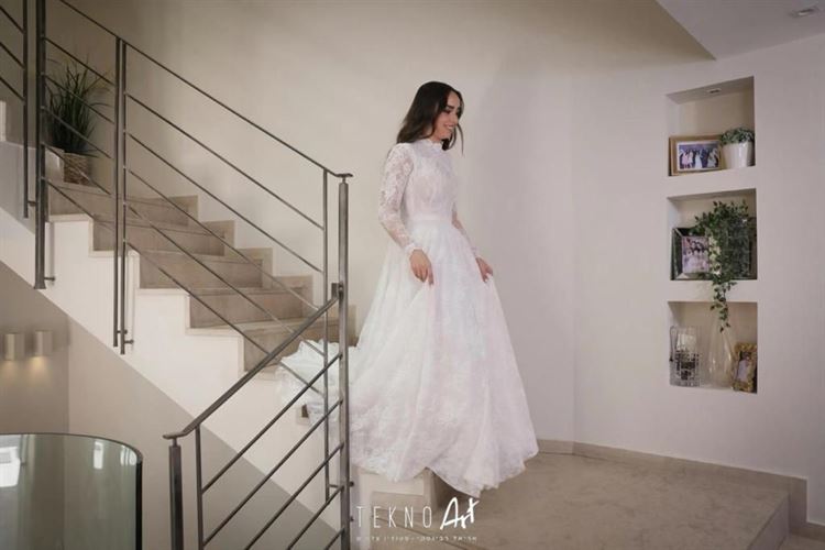 החתונה של אסתר פדידה וגל אריאל (צילום: אריאל רבינסקי)