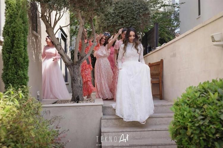 החתונה של אסתר פדידה וגל אריאל (צילום: אריאל רבינסקי)