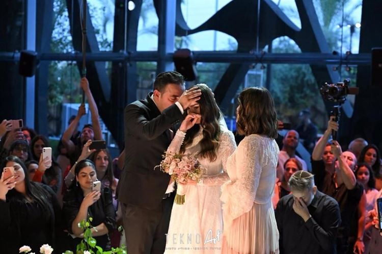 החתונה של אסתר פדידה וגל אריאל (צילום: אריאל רבינסקי)